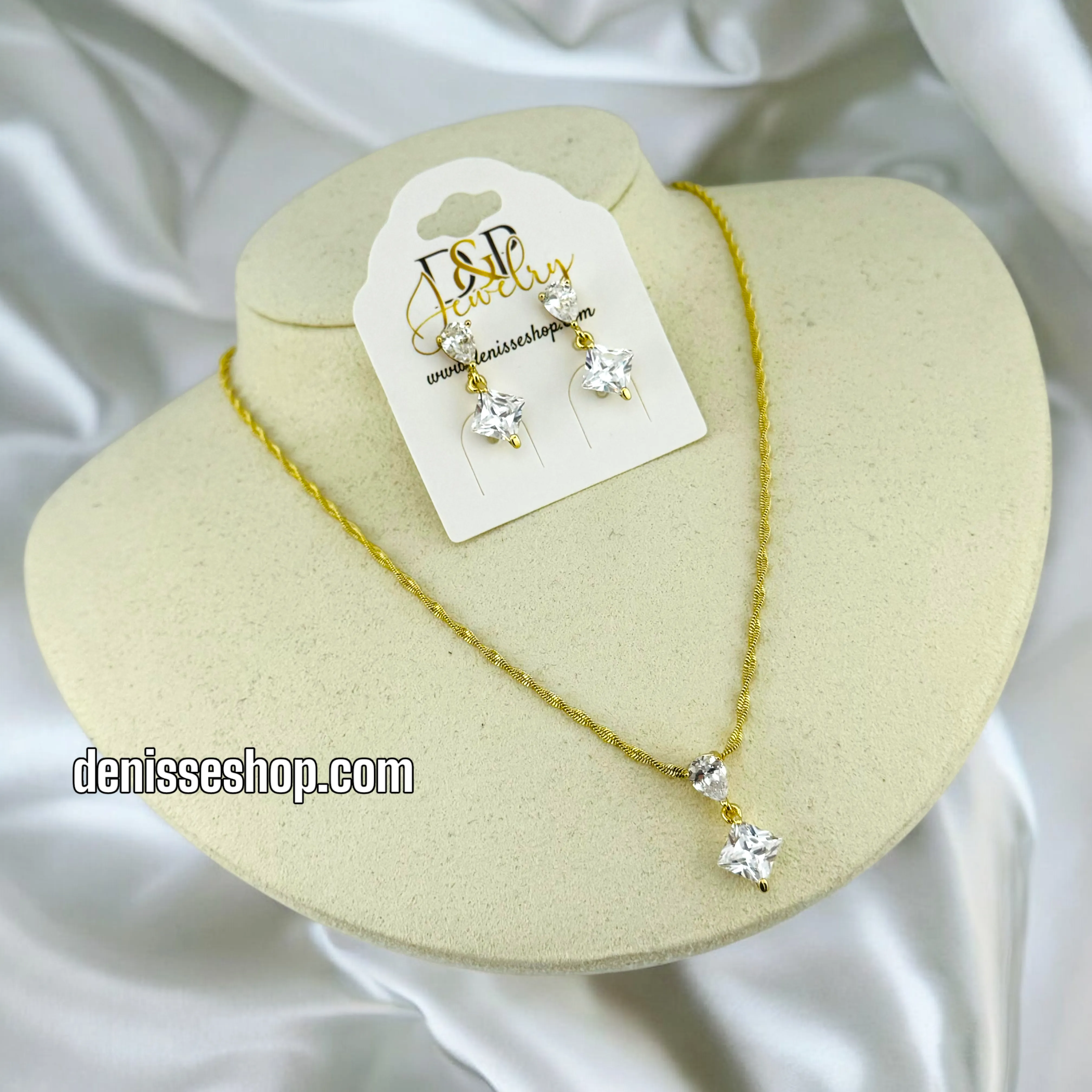 14K WOMAN ELEGANT NECKLACE SET N133