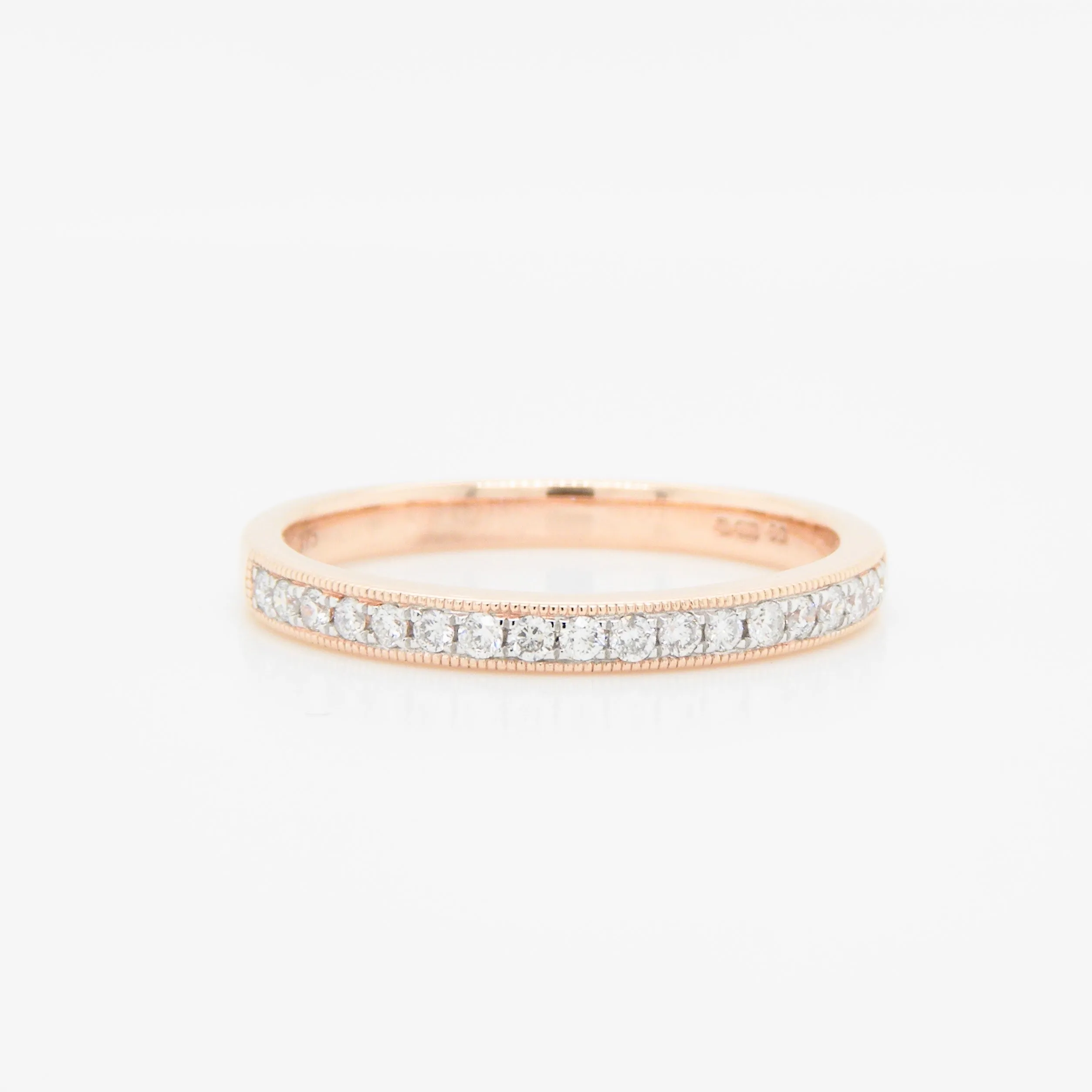 18ct Yellow Gold Pave Set  Diamond  Eternity Ring .18ct