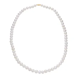 5-6mm Freshwater Cultured Pearl Strand Necklace, 24 Inches