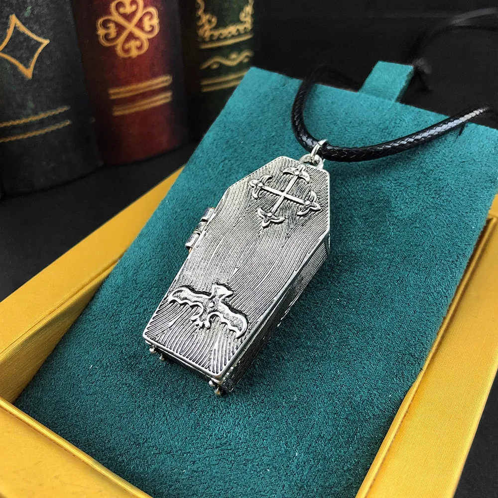 Ancient Skeleton's Casket Necklace