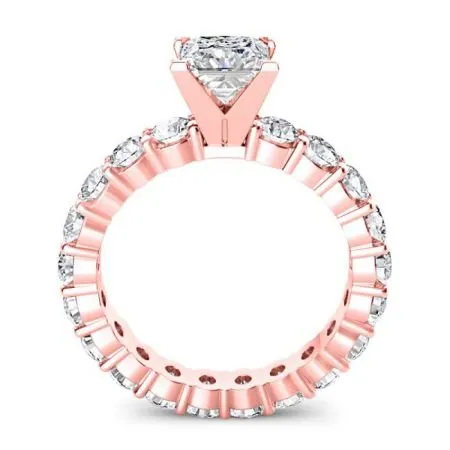 Angela - Princess Moissanite Engagement Ring