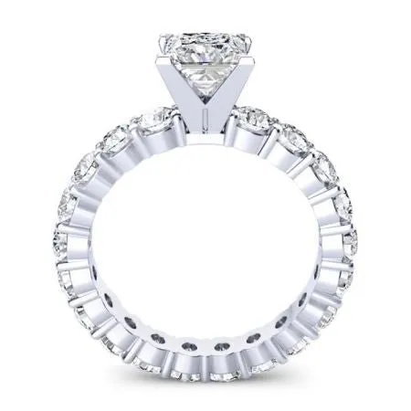 Angela - Princess Moissanite Engagement Ring