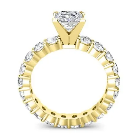 Angela - Princess Moissanite Engagement Ring
