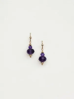 Apollo Earrings | Amethyst