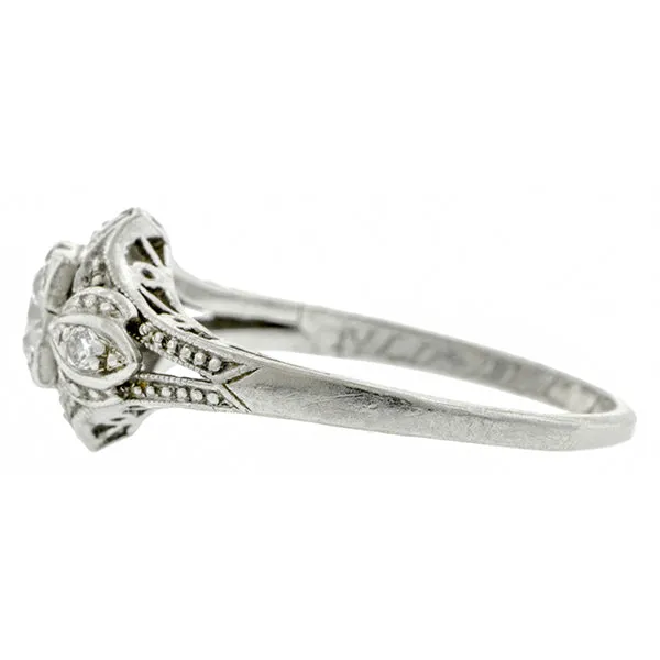 Art Deco Engagement Ring, TRB; 0.28ct