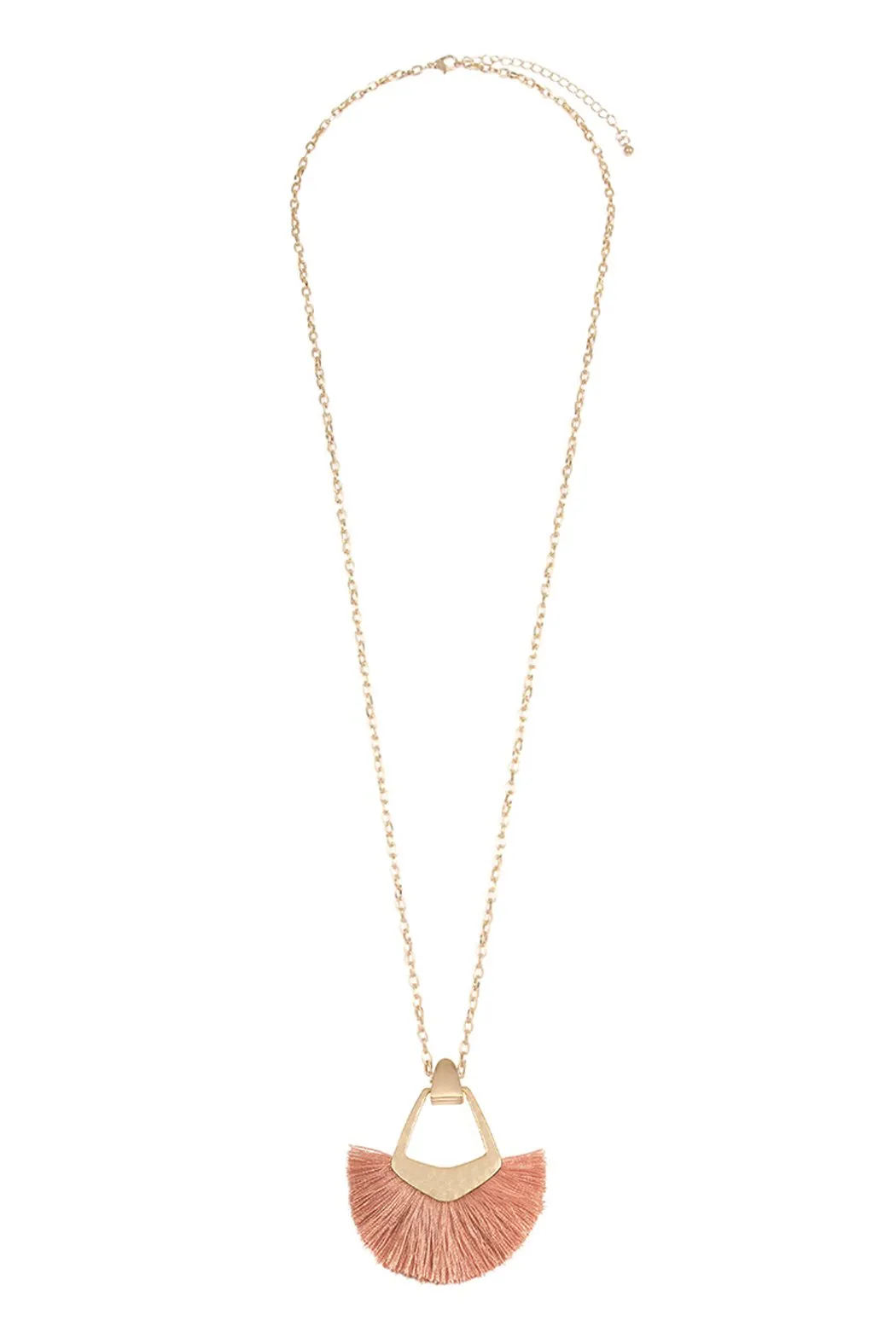 B1n2121- Bohemian Inspired Tassel Pendant Necklace