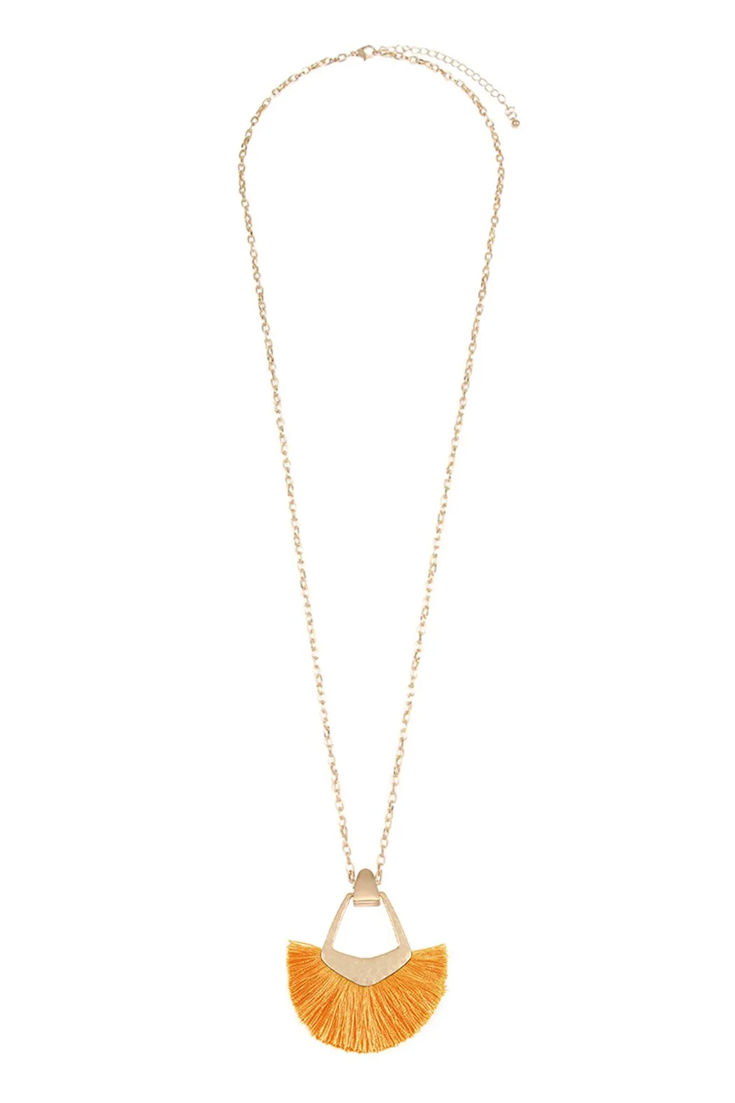 B1n2121- Bohemian Inspired Tassel Pendant Necklace