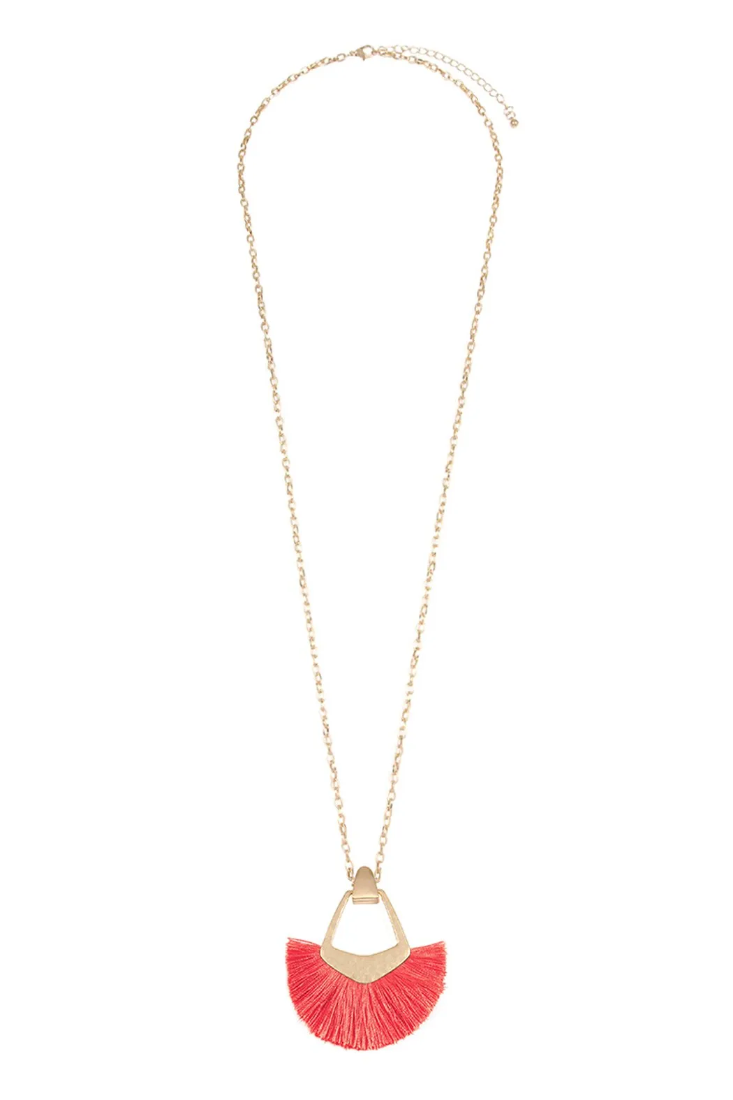 B1n2121- Bohemian Inspired Tassel Pendant Necklace