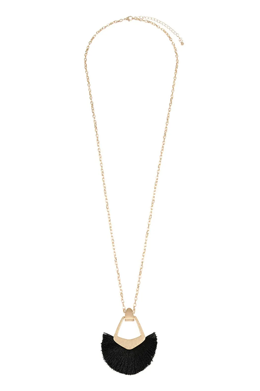 B1n2121- Bohemian Inspired Tassel Pendant Necklace