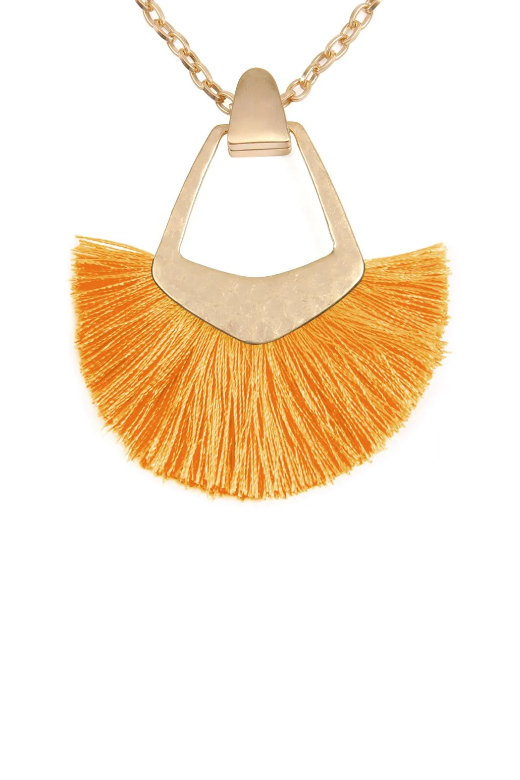 B1n2121- Bohemian Inspired Tassel Pendant Necklace