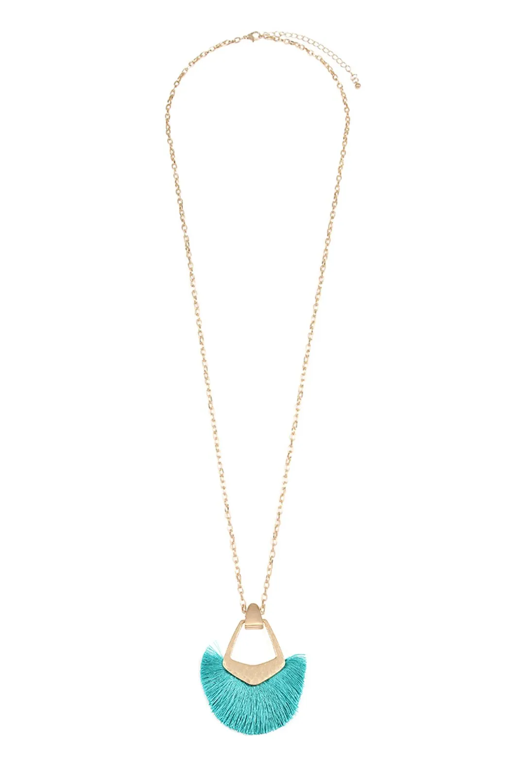 B1n2121- Bohemian Inspired Tassel Pendant Necklace