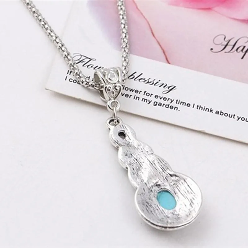 Bohemian Blue Crystal Necklaces