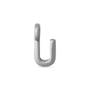 CHARM U pendant, silver-plated