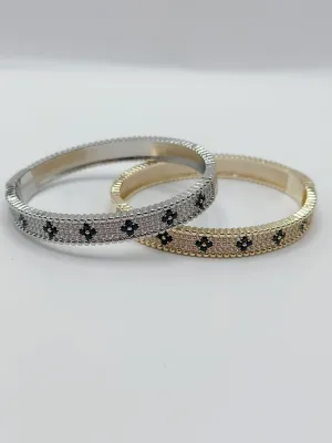 Clover CZ Bangle