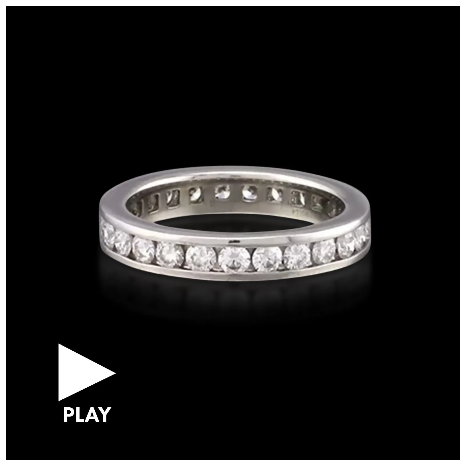 Diamond Platinum Eternity Band