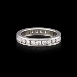 Diamond Platinum Eternity Band