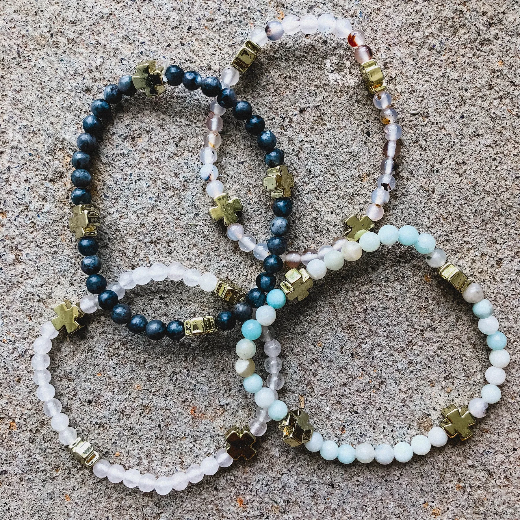 Dusk Beaded Bracelet - Delicate Beads