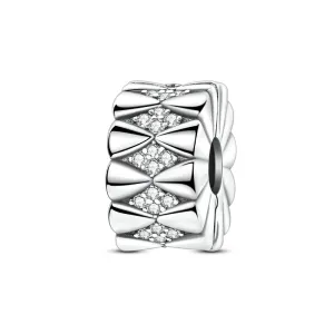 Elegant Diamond Cluster Clip Charm