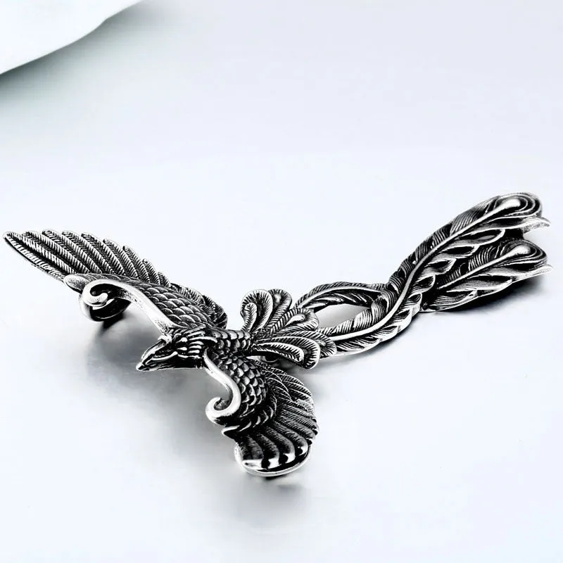 EternalFlame Phoenix - Gothic Pendant Necklace by The Nevermore