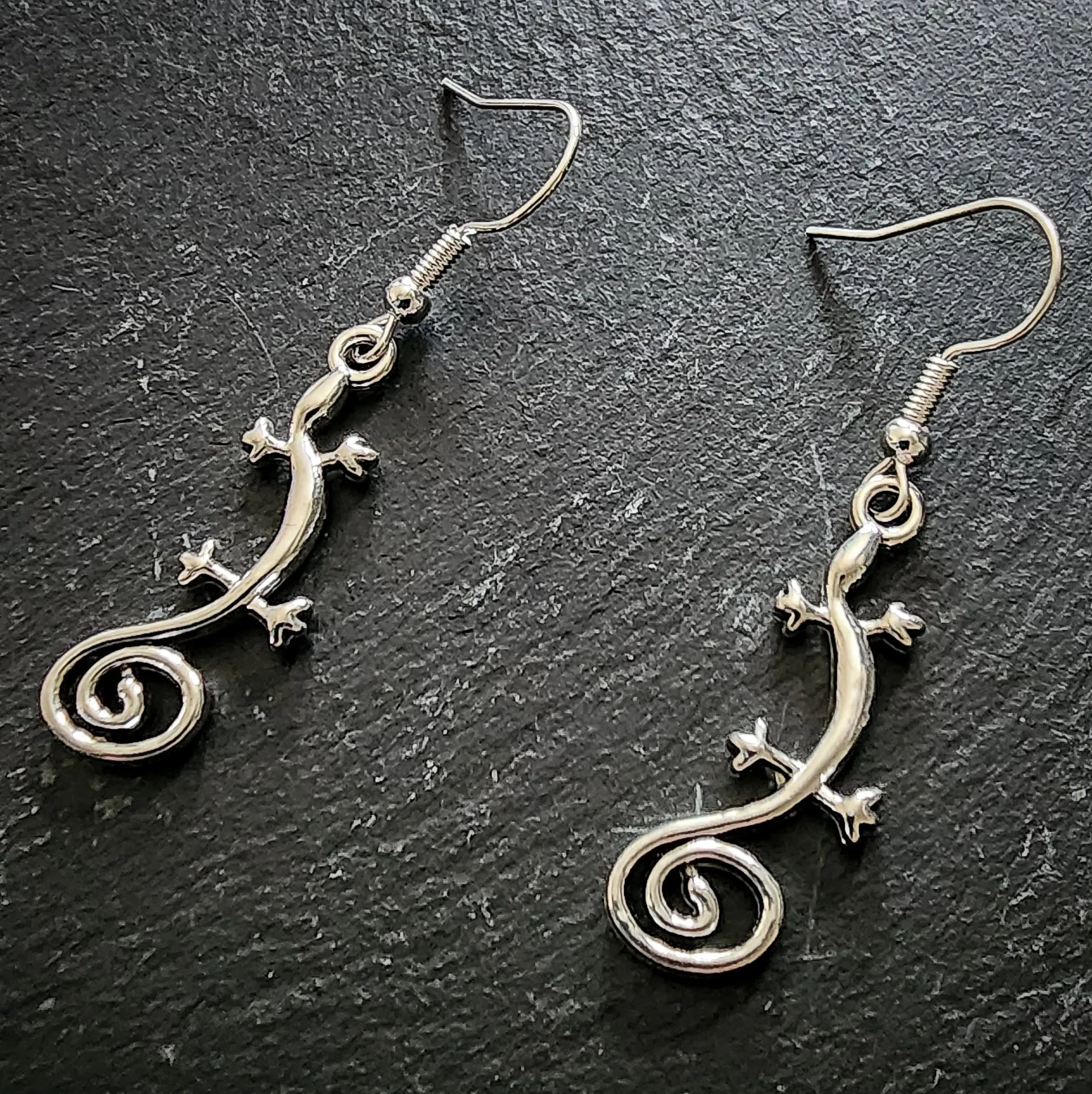 Gecko Earrings