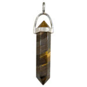 Gold Tigereye Point Pendant