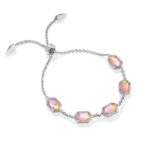 Hallie Silver Sunrise Watercolor Illusion Delicate Chain Bracelet by Kendra Scott