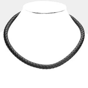 iLLASPARKZ Faux Leather Necklace