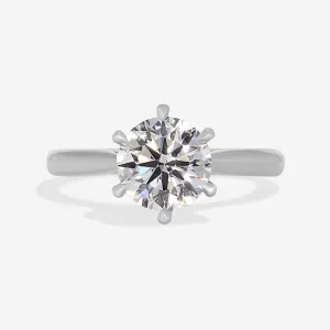 IMPERIAL 1.50ct | Round Solitaire Lab Diamond Set in Platinum