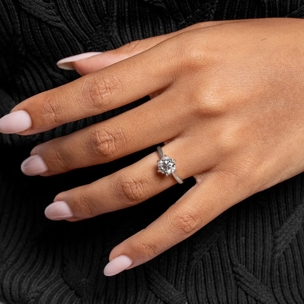 IMPERIAL 1.50ct | Round Solitaire Lab Diamond Set in Platinum