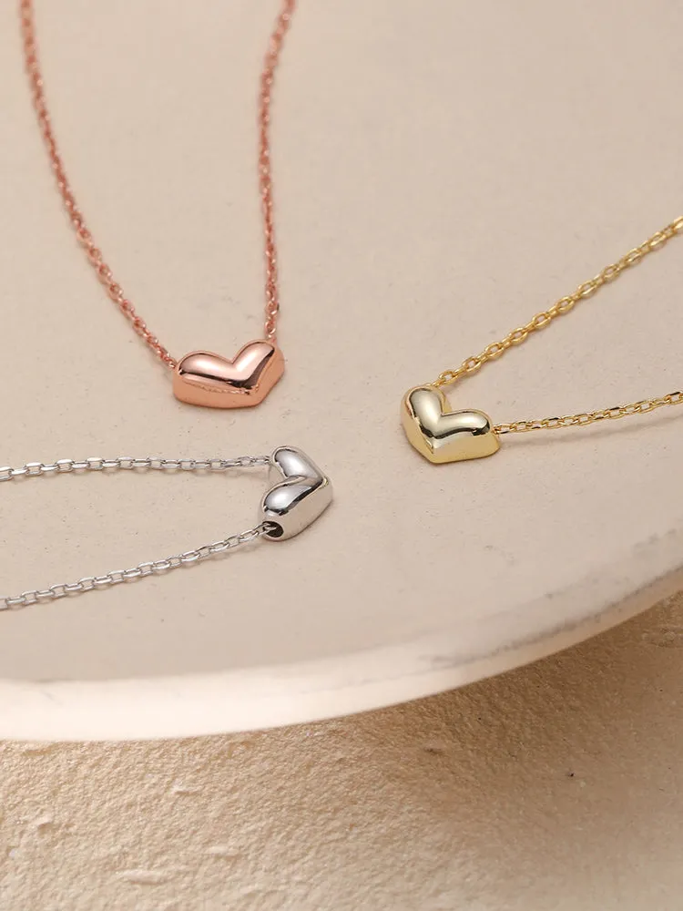 Irregular Heart Necklace