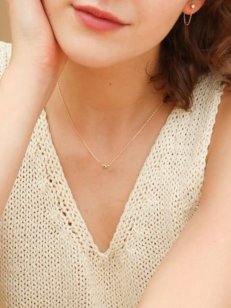 Irregular Heart Necklace