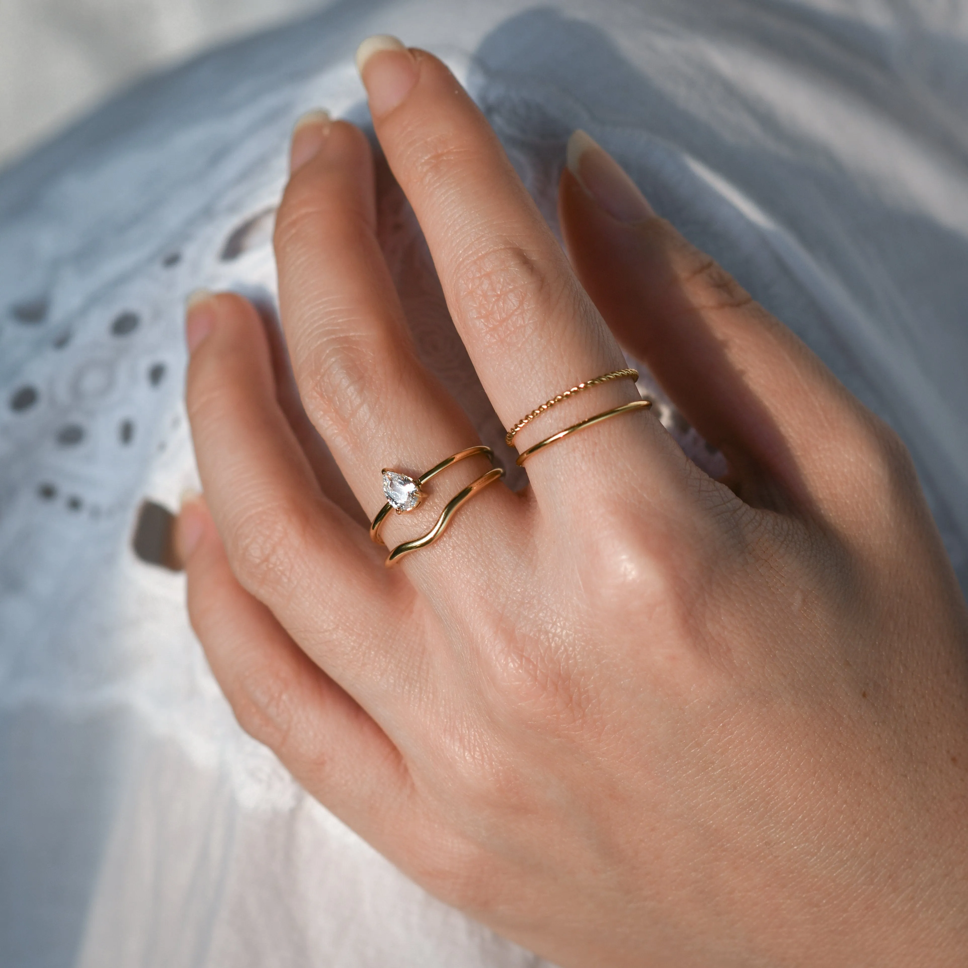 Jackie Curved Ring