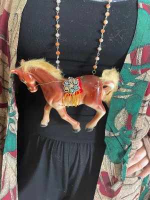 Large Horse Necklace by Gina
