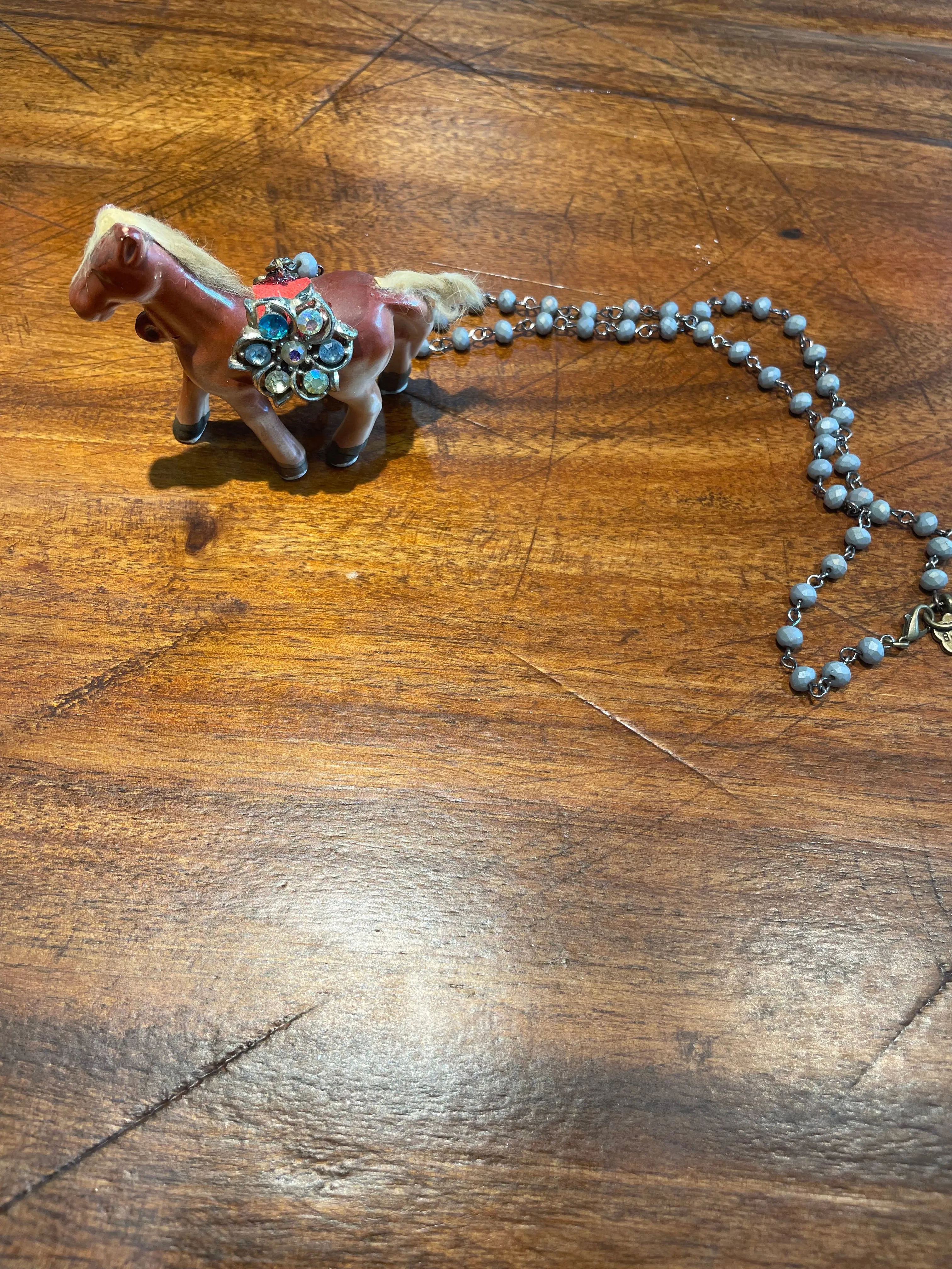 Large Horse Necklace by Gina
