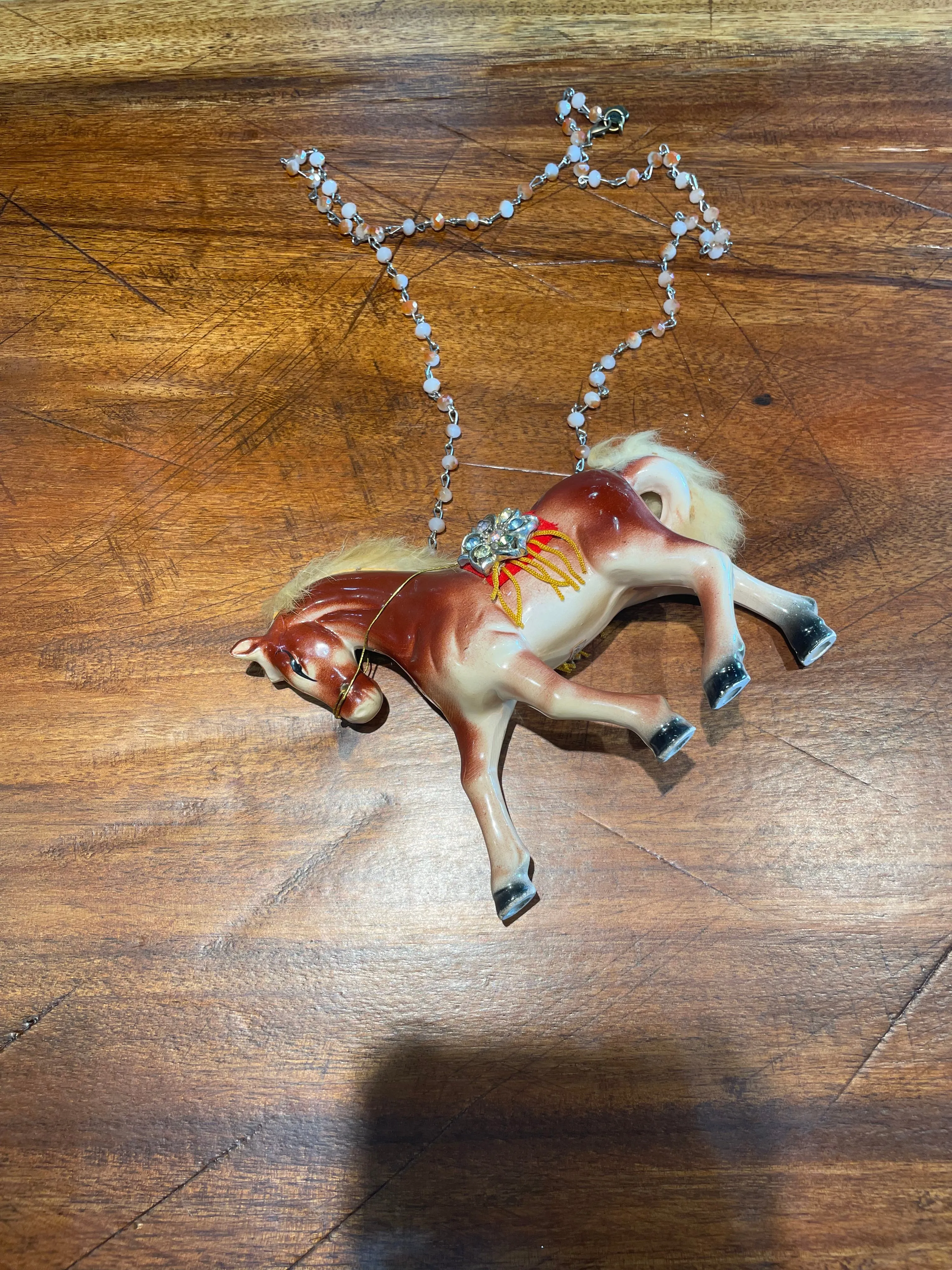 Large Horse Necklace by Gina