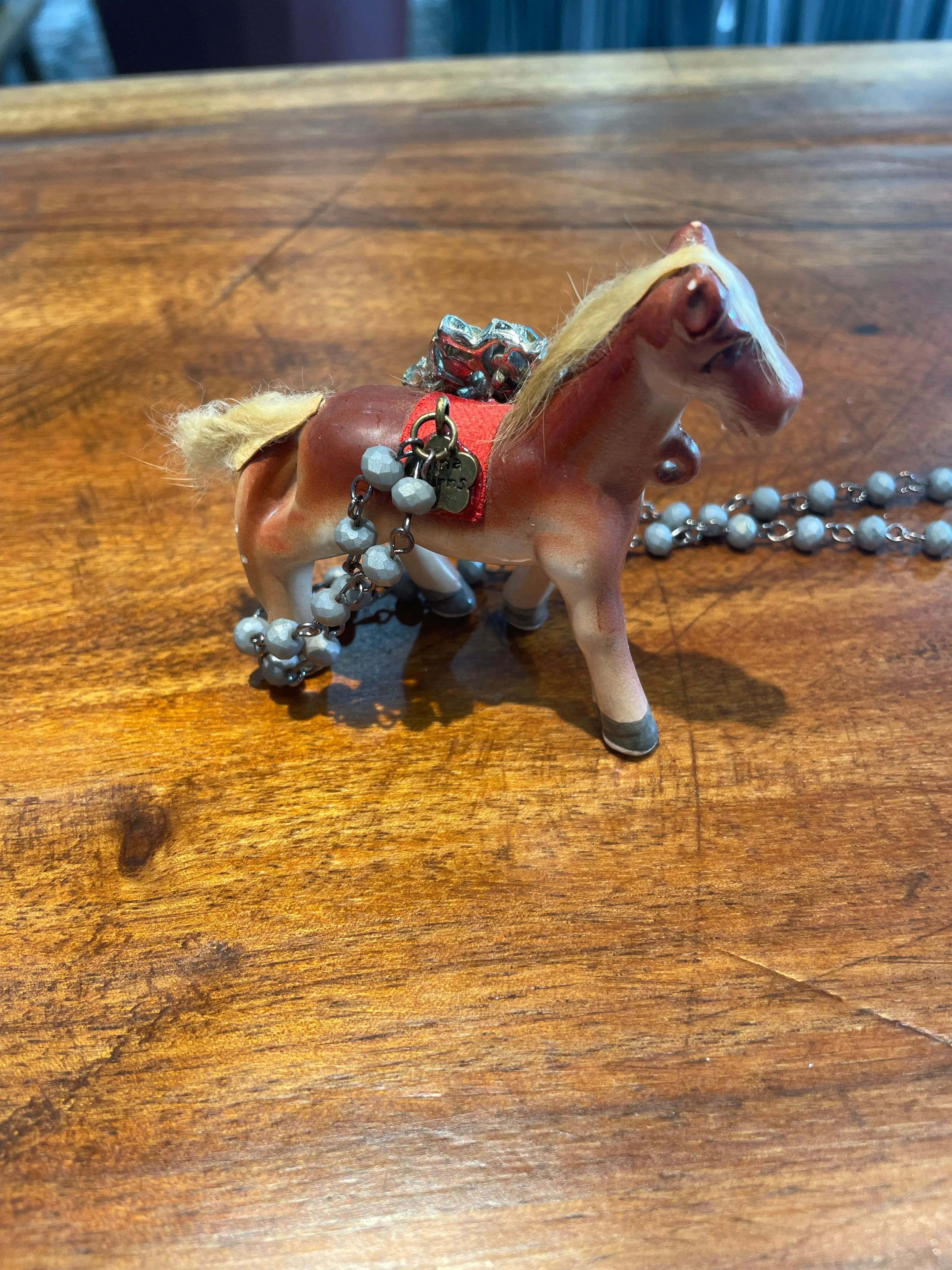Large Horse Necklace by Gina