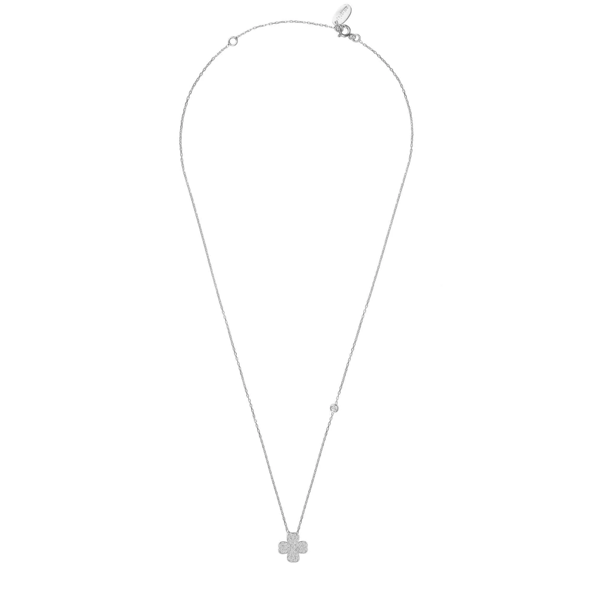 Lucky Four Leaf Clover Necklace Dipped in Gold