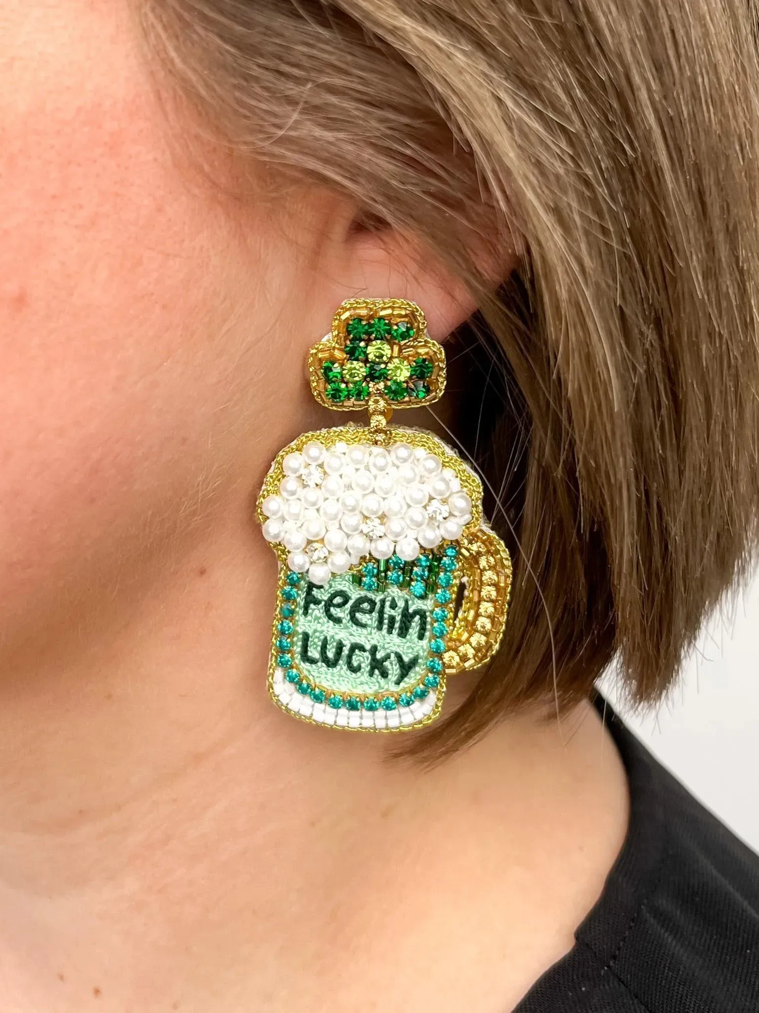 Lucky Mug Earrings