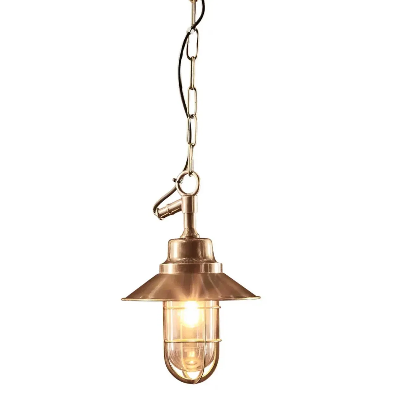 Maine Pendant in Brass