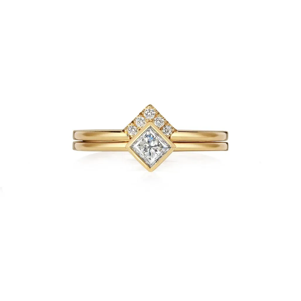 Mangala Princess Cut Diamond Ring