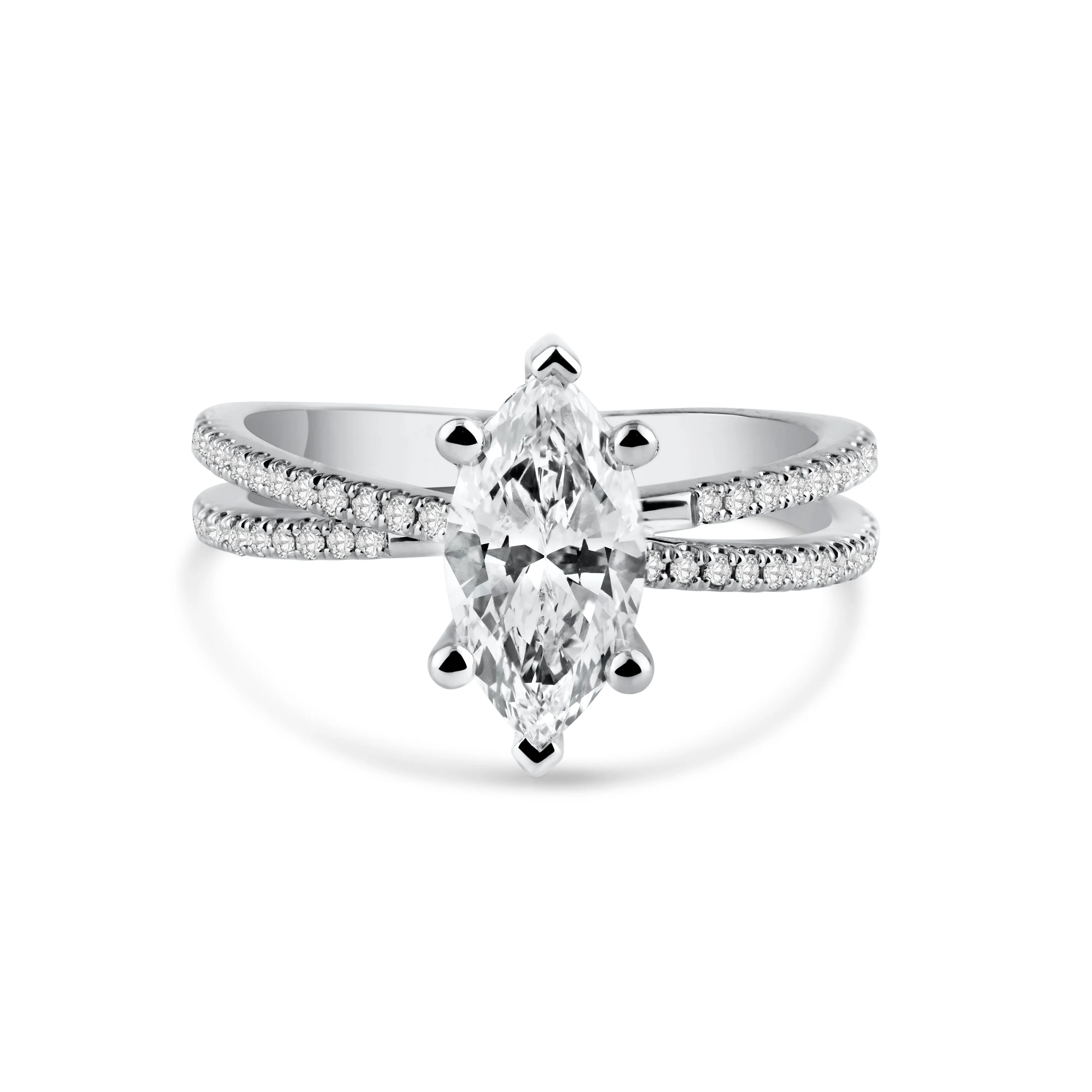 Marquise Brilliant Center Enagement Ring