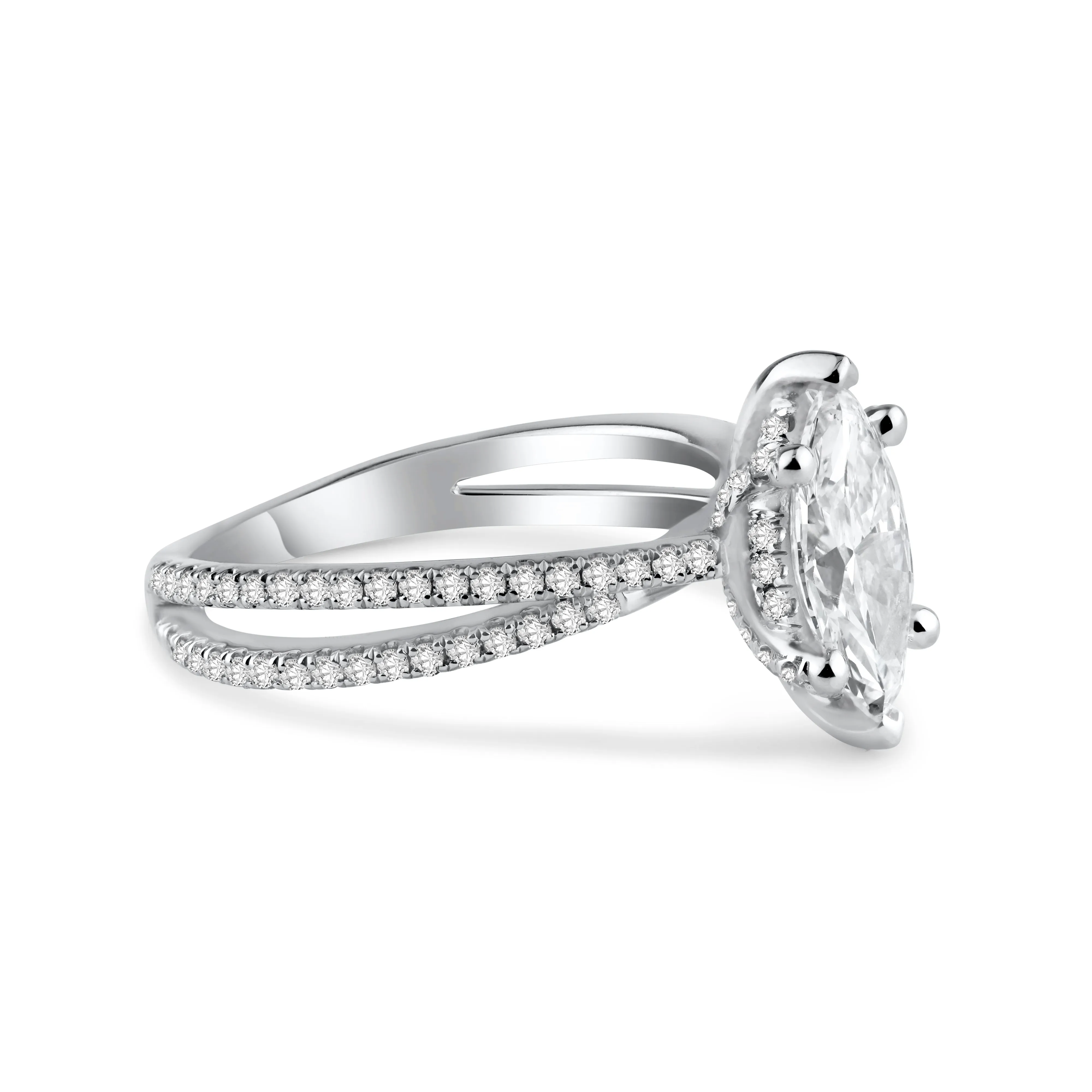 Marquise Brilliant Center Enagement Ring
