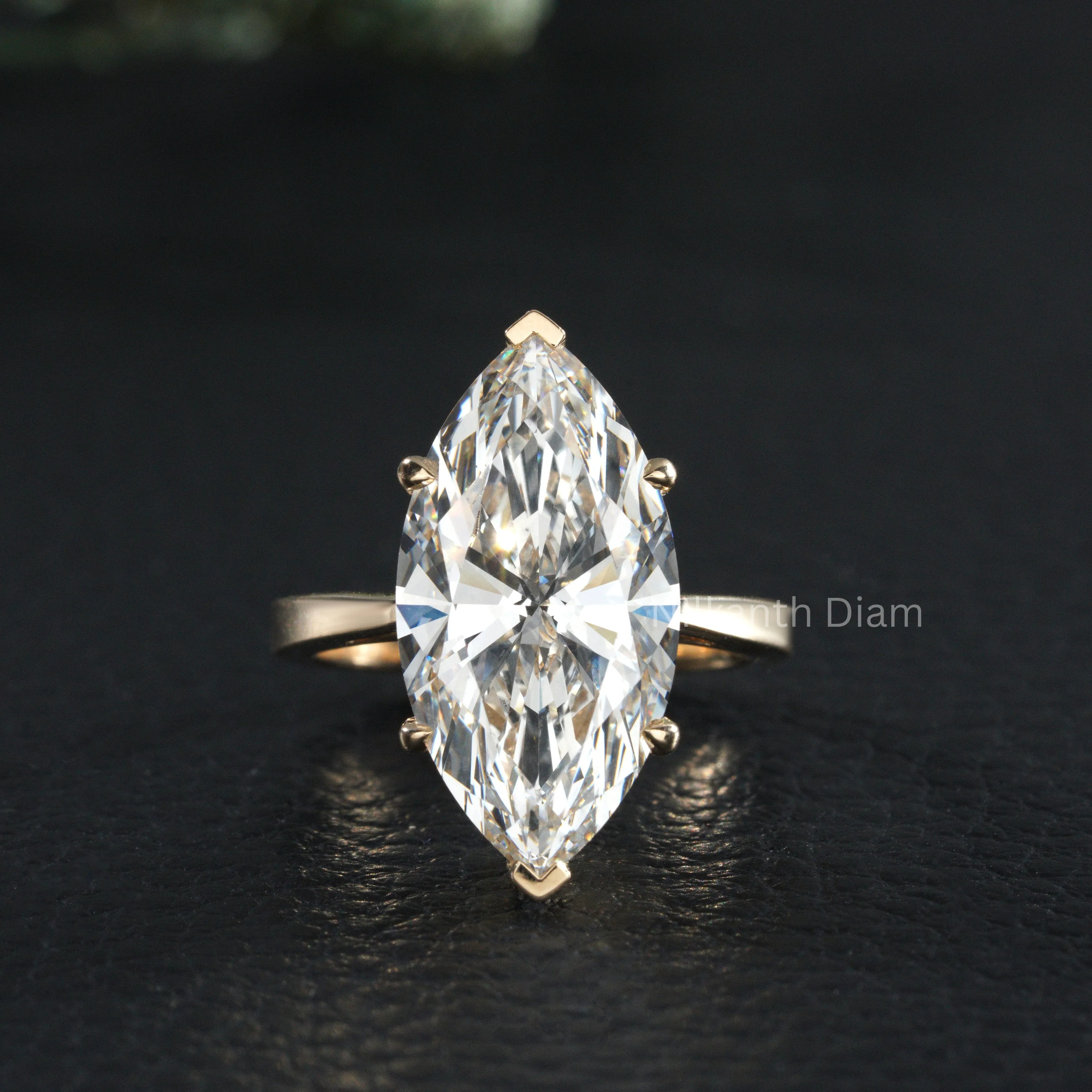 Marquise Brilliant  Solitaire Ring