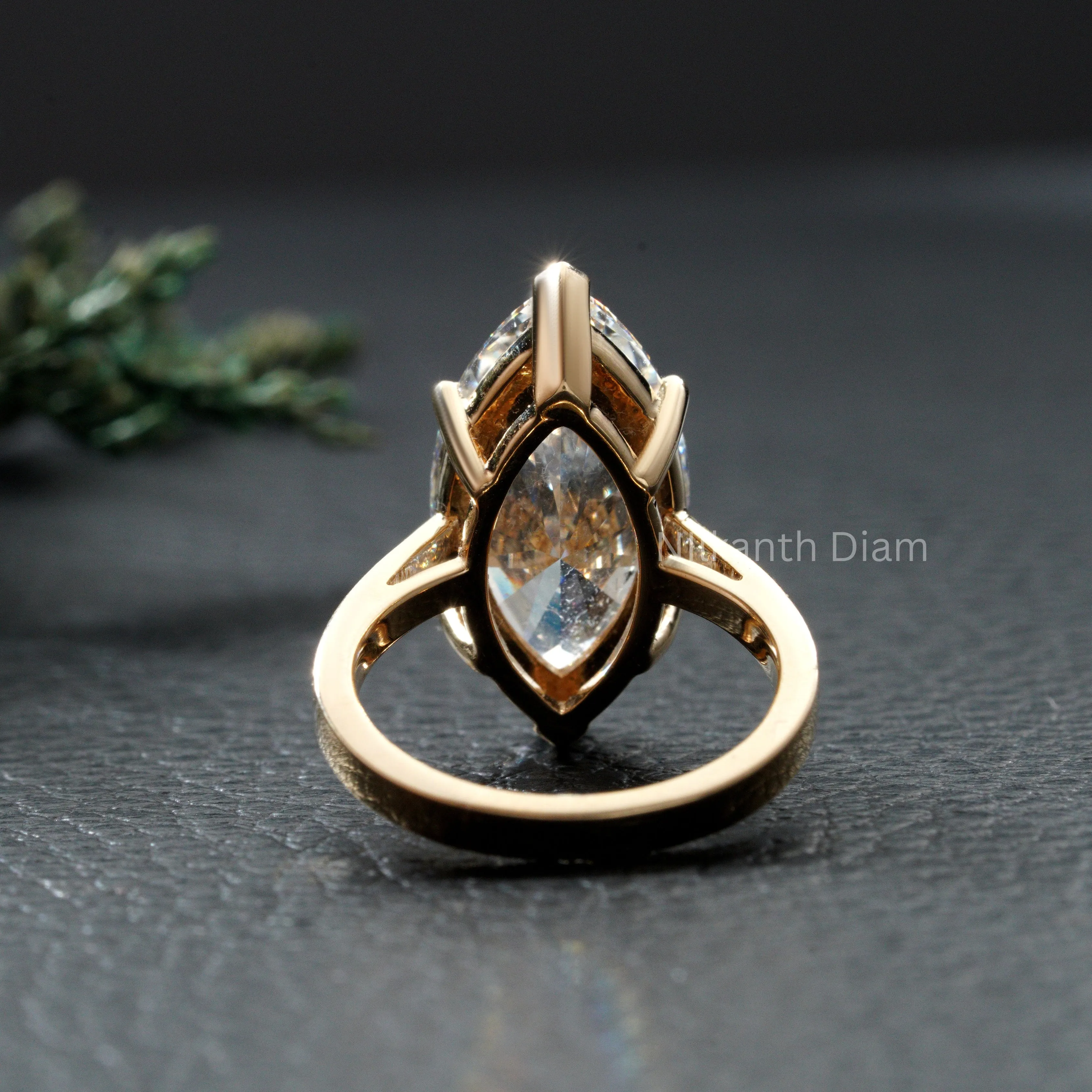 Marquise Brilliant  Solitaire Ring