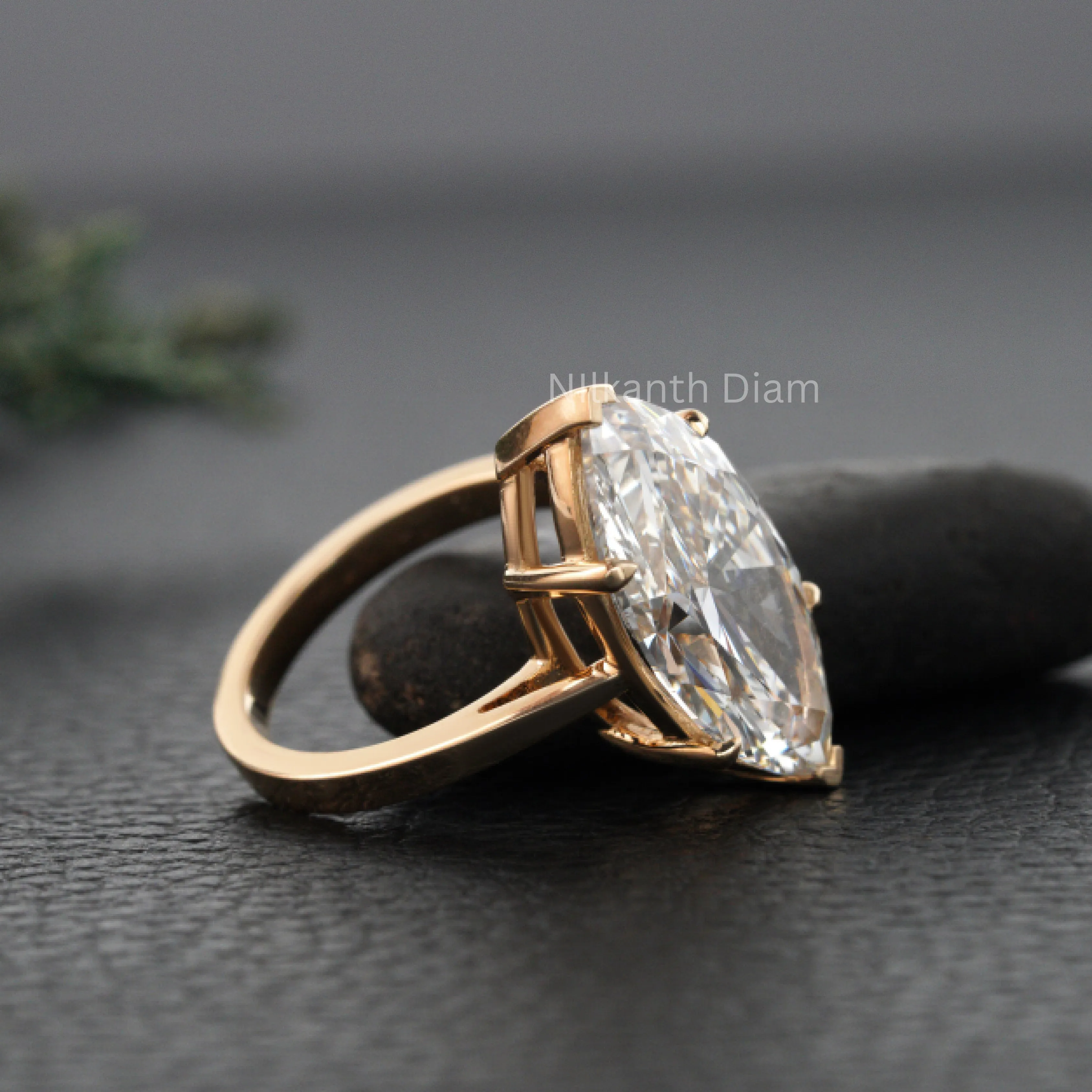 Marquise Brilliant  Solitaire Ring