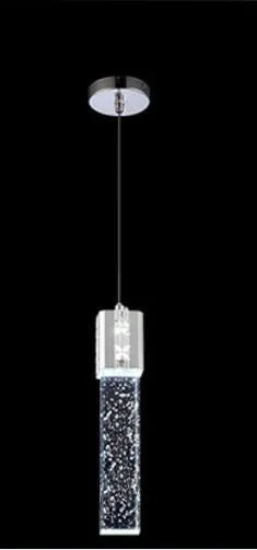 Modern Rectangle Bubble Crystal Ceiling Pendant Light LED Lamp