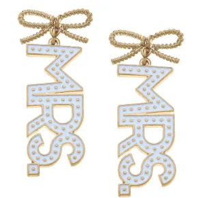 MRS Enamel Earring