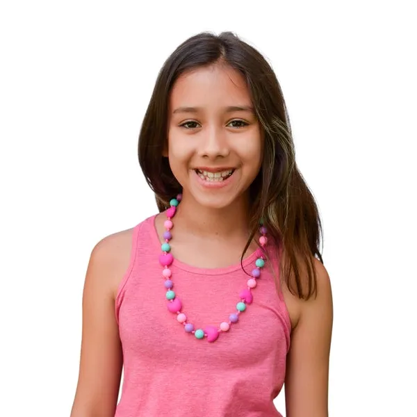 Munchables Kid's Chew Necklace Hearts