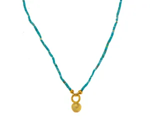 Nava Zahavi Bohemian Turquoise Necklace
