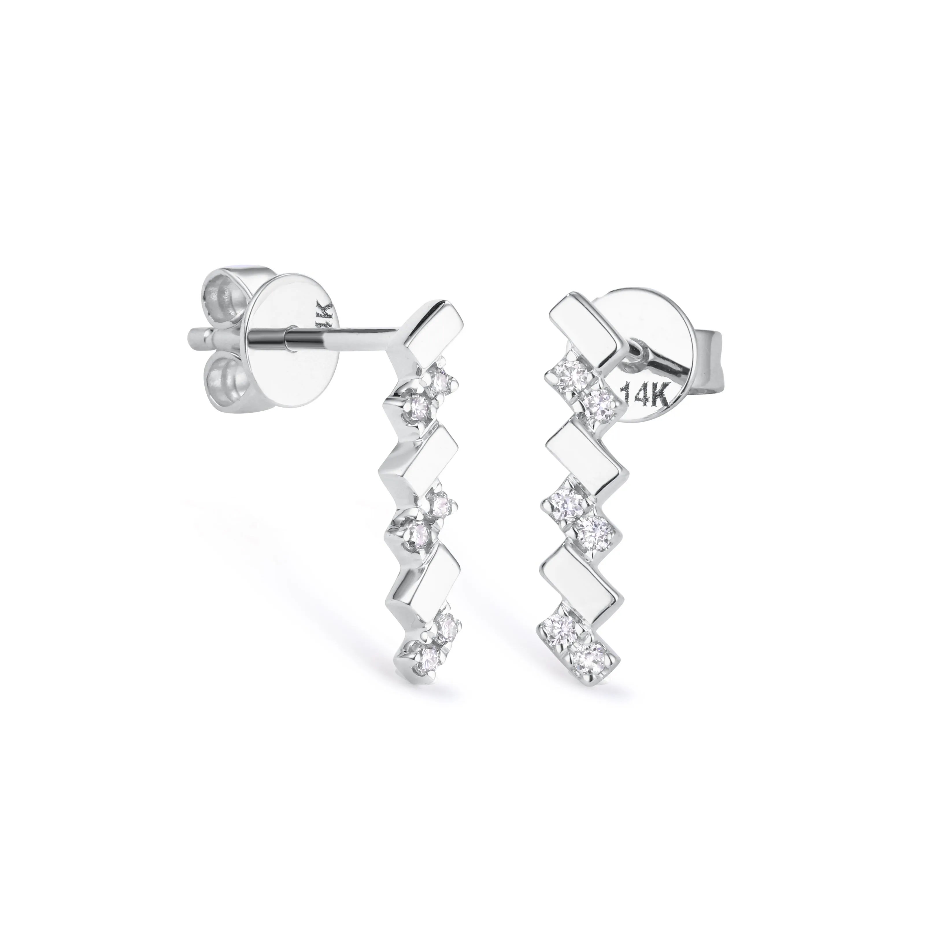 Orchid Gems Simply Chic Diamond Earrings